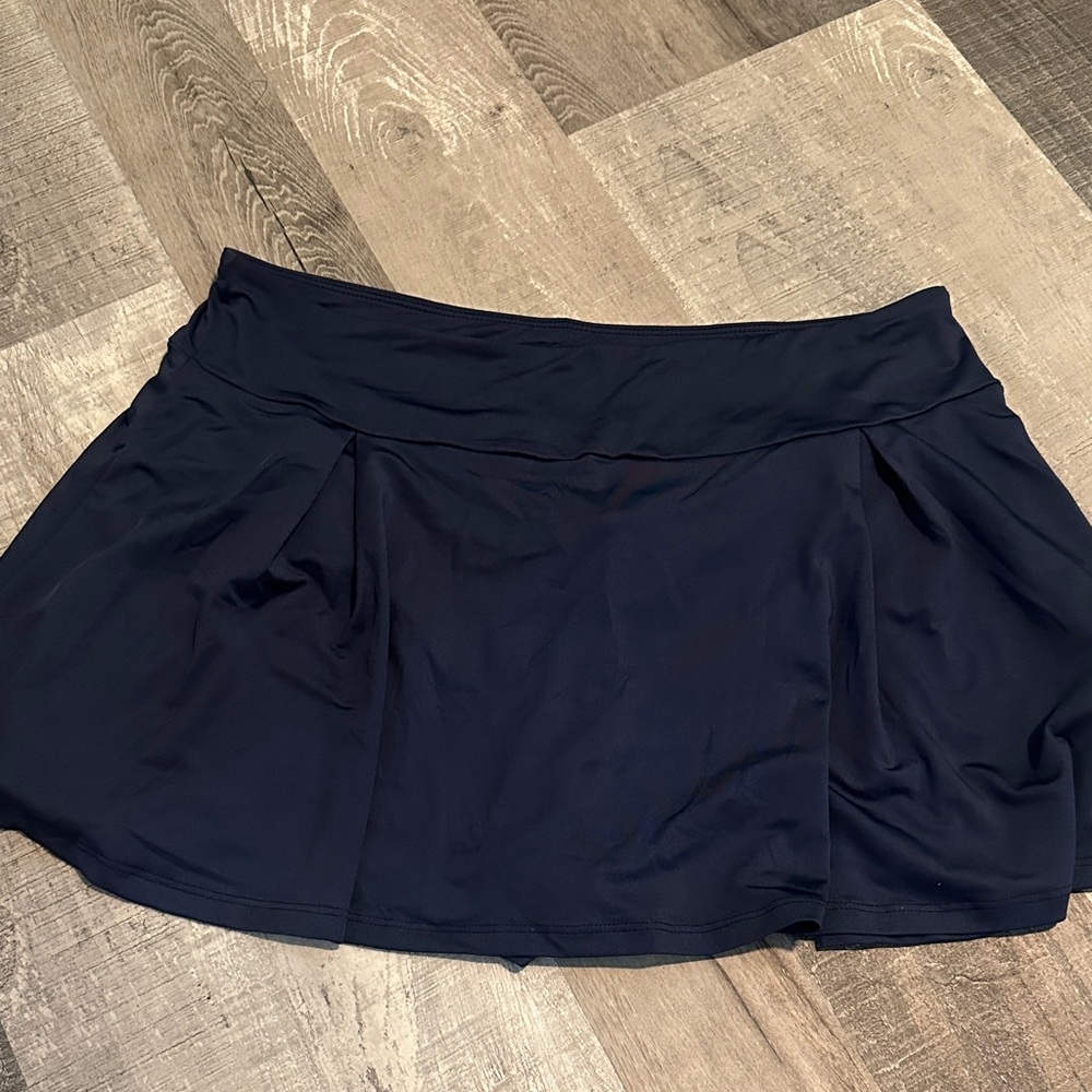 Navy Blue Athletic Skort